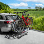 PORTE VELO PLATEFORME EUFAB AMBER POUR 3 VELOS FIXATION RAPIDE SUR L'ATTELAGE - COMPATIBLE POUR METTRE 2 VAE  - CHARGE MAXI