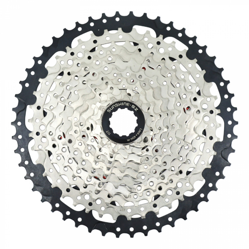 Cassette 11v. shine 11-50 pour Shimano-Sram vtt argent (vendu en boite) (11-13-15-18-21-24-28-32-36-42-50)