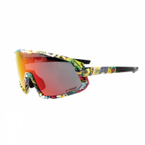 LUNETTES VELO GIST ADULTE NEXT MONTURE POP JAUNE (3 VERRES INTERCHANGEABLES - PROTECTION 100% UV - UVA - UVB) VISION OPTIMALE,