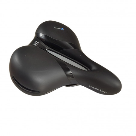 SELLE LOISIR SELLE ROYAL RESPIRO RELAXED MIXTE NOIR AVEC OUVERTURE CENTRALE