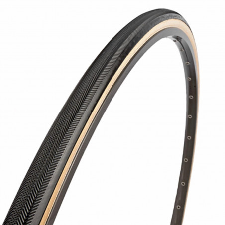 BOYAU ROUTE 700 X 21 VITTORIA RALLY NOIR-BEIGE 220TPI 300g