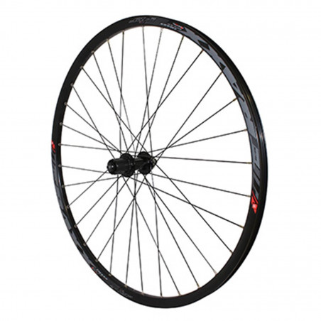 ROUE VTT 29" TRAXX21 DISC ARRIERE NOIR ?ILLET MOYEU SHIMANO RM66 CENTERLOCK POUR CASSETTE SHIMANO-SRAM 11-10-9V. NOIR RAY.