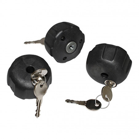 ANTIVOL POUR PORTE-VELOS PERUZZO SIENA-PURE INSTINCT (ANTIVOL FIXATION SUPPORT VELO) (VENDU PAR 3)