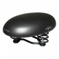SELLE ROYAL LOISIR ROK NOIR (SANS BEC DE SELLE POUR PEDALER EN JUPE) largeur 140mm et longueur 220mm