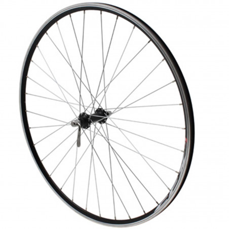 Roue route 700 elan avant cfx noir moy Shimano 2400 ray. noir 32t.
