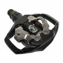 PEDALE VTT AUTOMATIQUE SHIMANO ENDURO M530 SPD NOIRE AVEC CALES (PAIRE)