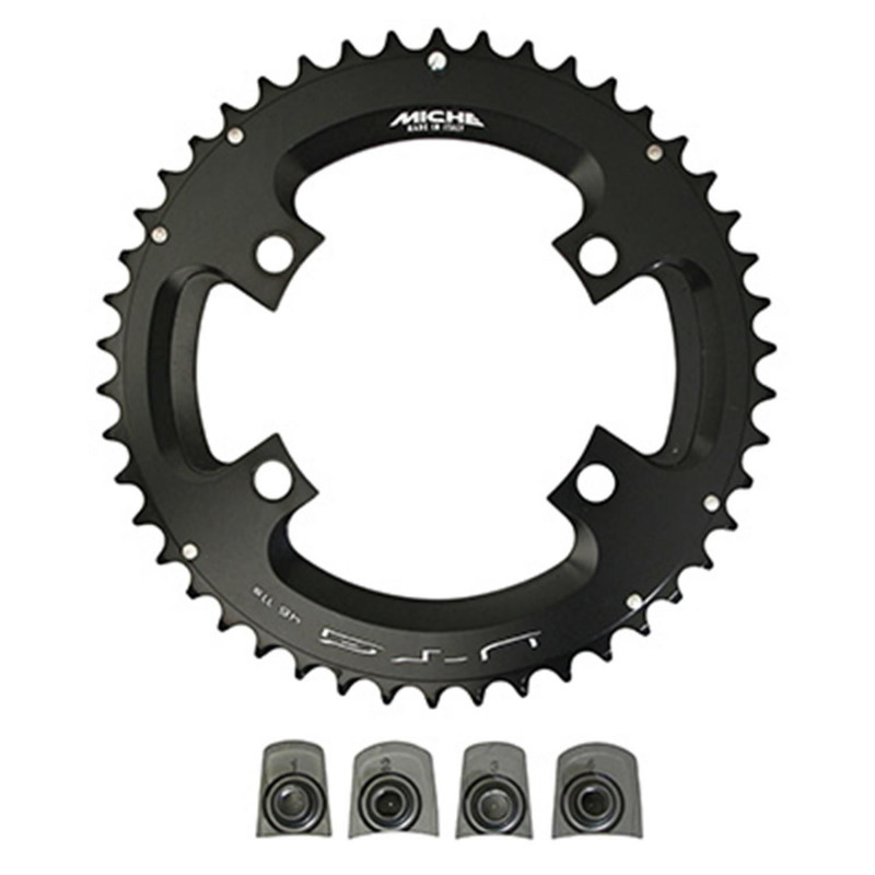 PLATEAU ROUTE 4BRA D.110 POUR SHIMANO ULTEGRA 6800 MICHE UTG 46DTS EXTERIEUR NOIR 11V.