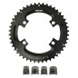 PLATEAU ROUTE 4BRA D.110 POUR SHIMANO ULTEGRA 6800 MICHE UTG 46DTS EXTERIEUR NOIR 11V.