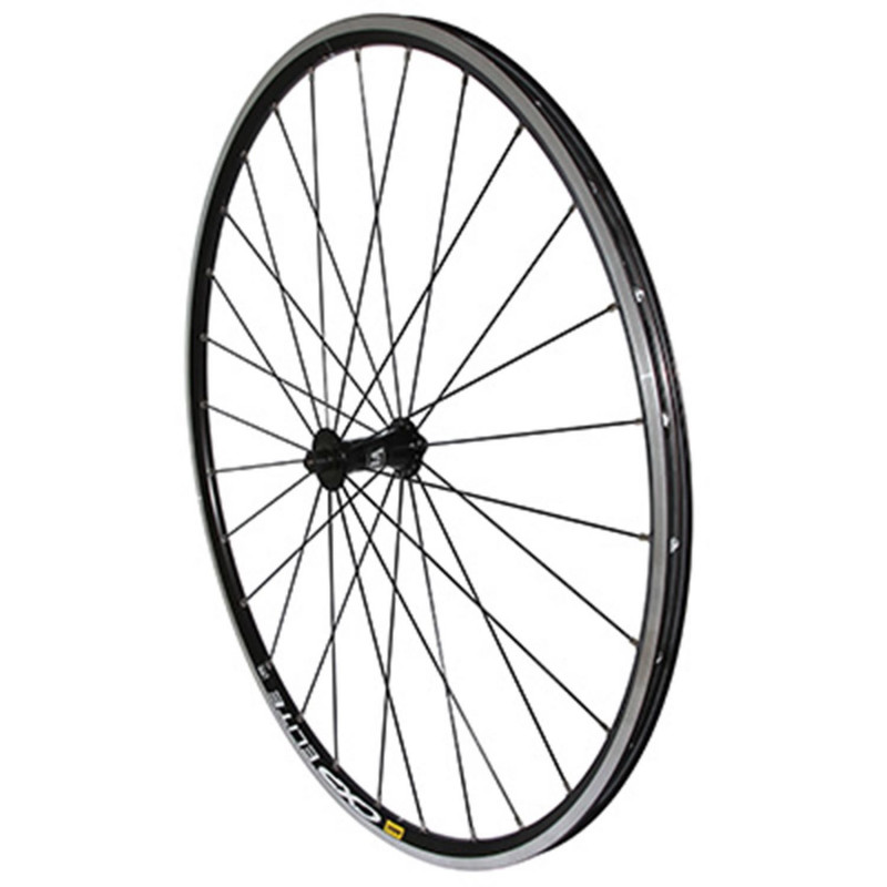 ROUE ROUTE 700 MAVIC AVANT CXP ELITE NOIR MOY REFLEX ROULEMENT NOIR RAY INOX NOIR 28T (VENDU A L UNITE)