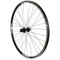 Roue vtt 27.5" combo arriere noir renforce v-brake moyeu Shimano rm66 pour Shimano-Sram 11-10-9v. (compatible disc centerlock)