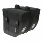 SACOCHE ARRIERE VELO DOUBLE BASIL TOUR 26L NOIR (32x13x32cm)