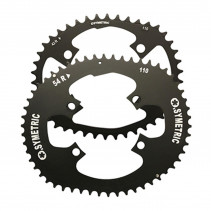 PLATEAU ROUTE KIT 4BRA D.110 OSYMETRIC 54X42DTS NOIR 11-10V. POUR SHIMANO DURA-ACE 9000-ULTEGRA 6800 - 105  5800