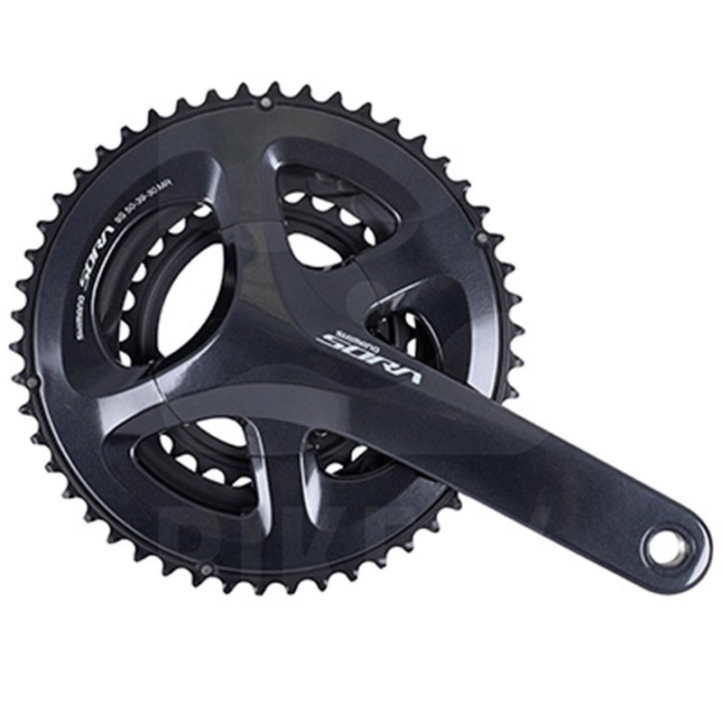 PEDALIER ROUTE SHIMANO  9V. SORA R3030 4 BRANCHES 175mm 30-39-50