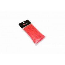 COLLIER DE SERRAGE NYLON TYPE RILSAN 3,6x180mm ROUGE (VENDU PAR 100)