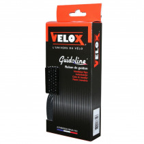 Ruban de guidon Velox gloss perfore noir brillant