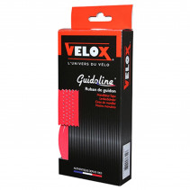 Ruban de guidon Velox gloss perfore rouge brillant