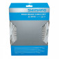 TRANSMISSION FREIN ROUTE SHIMANO BLANC-CABLE TEFLON (KIT TRANSMISSION 2CABLES-2 GAINES)