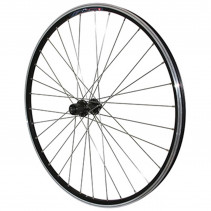 Roue vtc 700x35 arriere m240 alu noire renforce moyeu pour Shimano tx800 noir blocage cassette 9-10v. special loueur (jante