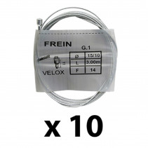 CABLE DE FREIN ROUTE-CITY 3.00M (BOITE DE 10 CABLES)