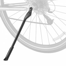 BEQUILLE VELO LATERALE ARRIERE NEWTON 26-29'' REGLABLE ALU NOIR FIXATION SUR BLOCAGE RAPIDE (POIDS LIMITE 15Kgs) -NE PAS