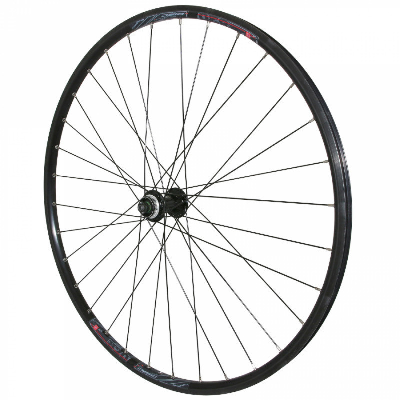 ROUE VTC 700X35 DISC AVANT M820 ALU NOIR MOY SHIMANO RM66 CENTERLOCK RAYON NOIR