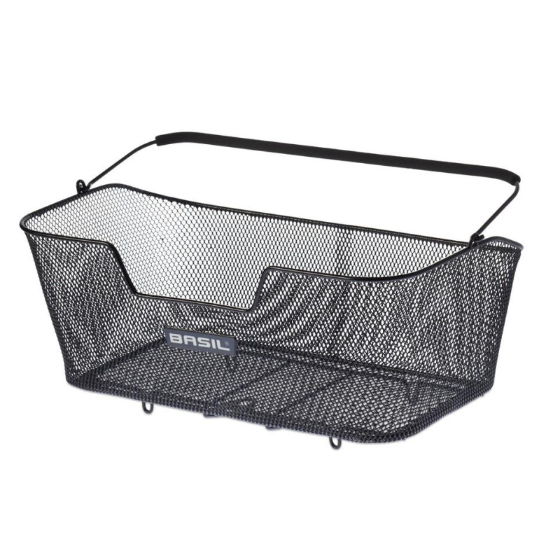 PANIER ARRIÈRE BASIL BASE XL ACIER 50X31X21CM - 11225 - 8715019112256