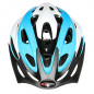 CASQUE VELO ENFANT JUNIOR GES APACHE BLEU-NOIR-BLANC TAILLE 47-53 AVEC VISIERE ET SYSTEM QUICK LOCK (VENDU EN BOITE)