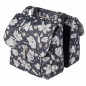 SACOCHE ARRIERE VELO DOUBLE BASIL WATERPROOF MAGNOLIA 35L PASTEL POWDERS FIXATION SANGLES SUR PORTE BAGAGE (43x28x30cm)