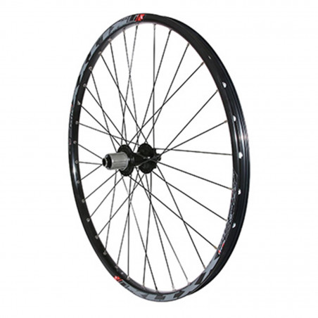 ROUE VTT 27.5" KLIXX ALL MOUNTAIN DISC 6TROUS ARRIERE NOIR A ROULEMENTS POUR SHIMANO-SRAM 11-10V.(TUBELESS ET TUBETYPE)  6