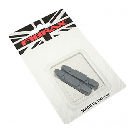 Patin de frein route fibrax gris pour Shimano (paire) -pour jante carbone