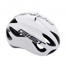 CASQUE VELO ADULTE GIST ROUTE PRIMO BLANC-NOIR FULL IN-MOLD TAILLE 56-62 REGLAGE MOLETTE 250GRS