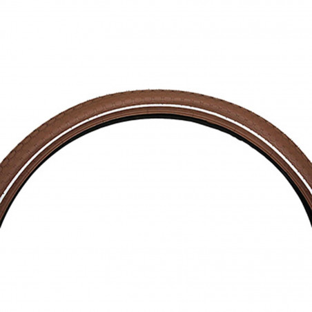 PNEU VTT 26 X 2.00 CONTINENTAL RIDE CRUISER RETRO MARRON TR (50-559) RENFORT 5mm HOMOLOGUE VAE-E-BIKE FLANC REFLEX