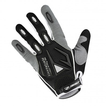 GANTS VELO LONG GIST SHIELD VTT NOIR-GRIS