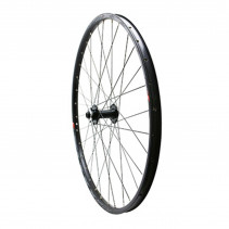 Roue vtt 29" klixx boost all mountain disc avant noir a roulements (compatible tubeless et tubetype) 6trous compatible axe