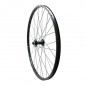Roue vtt 29" klixx boost all mountain disc avant noir a roulements (compatible tubeless et tubetype) 6trous compatible axe