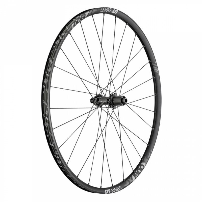 ROUE VTT 29" DT SWISS X1900 SPLINE BOOST DISC CENTERLOCK ARRIERE NOIR SRAM XD 12-11V. (TUBELESS ET TUBETYPE)  AXE 12-148 -