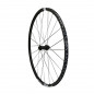 Roue route 700 dt swiss p1800-23 performance spline disc centerlock axe 12-100mm avant noir a pneu 23-25mm (hauteur jante