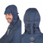 PONCHO ANTI PLUIE ADULTE TUCANO GARIBALDINA BLEU  TAILLE L-XXL  AVEC CAPUCHE ET HOUSSE TRANSPORT