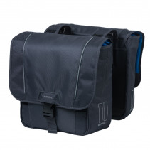 SACOCHE ARRIERE VELO DOUBLE BASIL SPORT DESIGN 32L GRIS GRAPHITE 100% WATERPROOF
