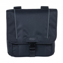 SACOCHE ARRIERE VELO DOUBLE BASIL SPORT DESIGN 32L GRIS GRAPHITE 100% WATERPROOF