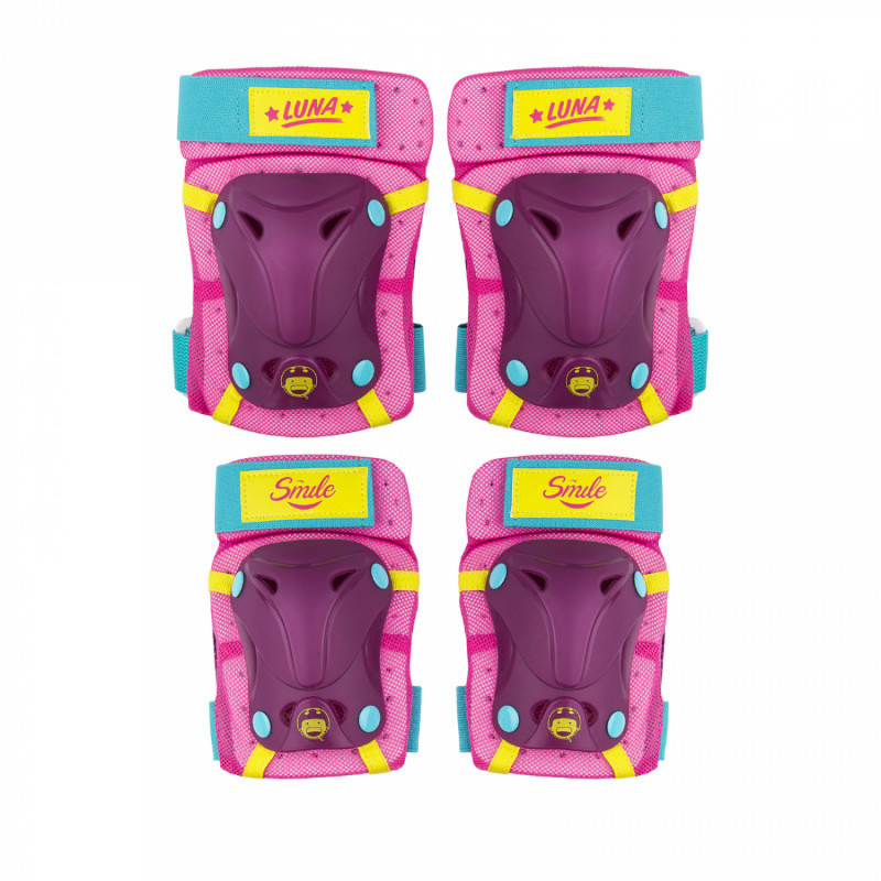 PROTECTION GENOUILLERES ET COUDIERES DISNEY SOY LUNA VIOLET (KIT 4 PIECES)