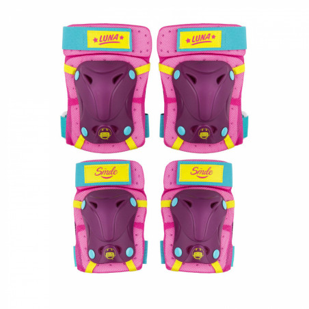 PROTECTION GENOUILLERES ET COUDIERES DISNEY SOY LUNA VIOLET (KIT 4 PIECES)