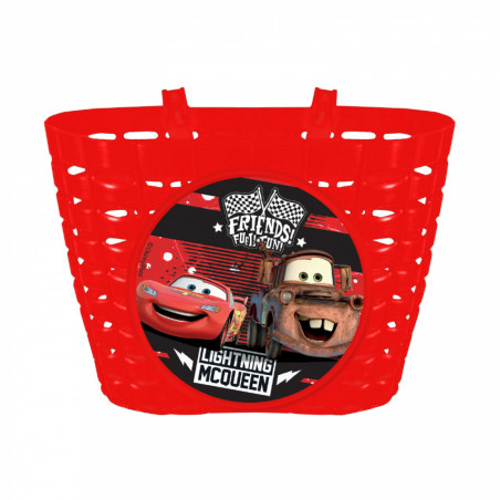 PANIER AVANT ENFANT DISNEY CARS ROUGE FIXATION PAR SANGLE SUR CINTRE