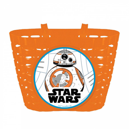 PANIER AVANT ENFANT DISNEY STARWARS ORANGE FIXATION PAR SANGLE SUR CINTRE