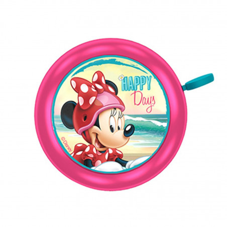 SONNETTE ENFANT TIMBRE DISNEY MINNIE ROSE 55mm (VENDU A L'UNITE)