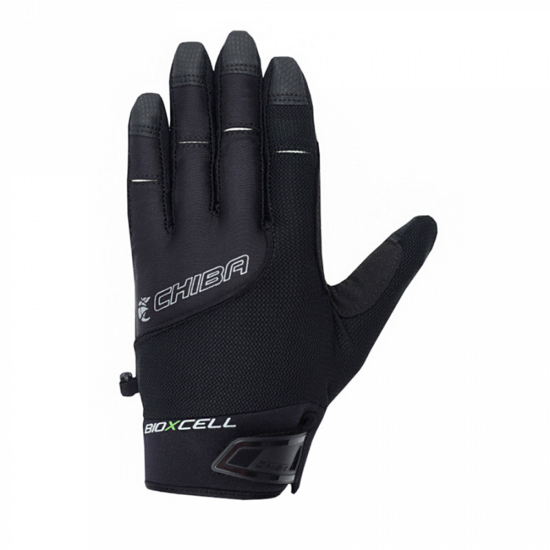 GANTS VELO CITY-VTT LONG CHIBA BIOXCELL NOIR LONG L (PAIRE)