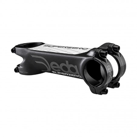 POTENCE ROUTE DEDA SUPERZERO NOIR ANGLE DECO BLANC 8° 31,8 L 90mm 135g.