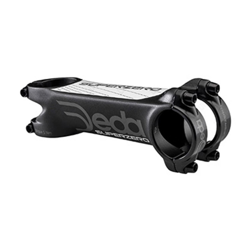 POTENCE ROUTE DEDA SUPERZERO NOIR ANGLE DECO BLANC 8° 31,8 L100mm 135g.