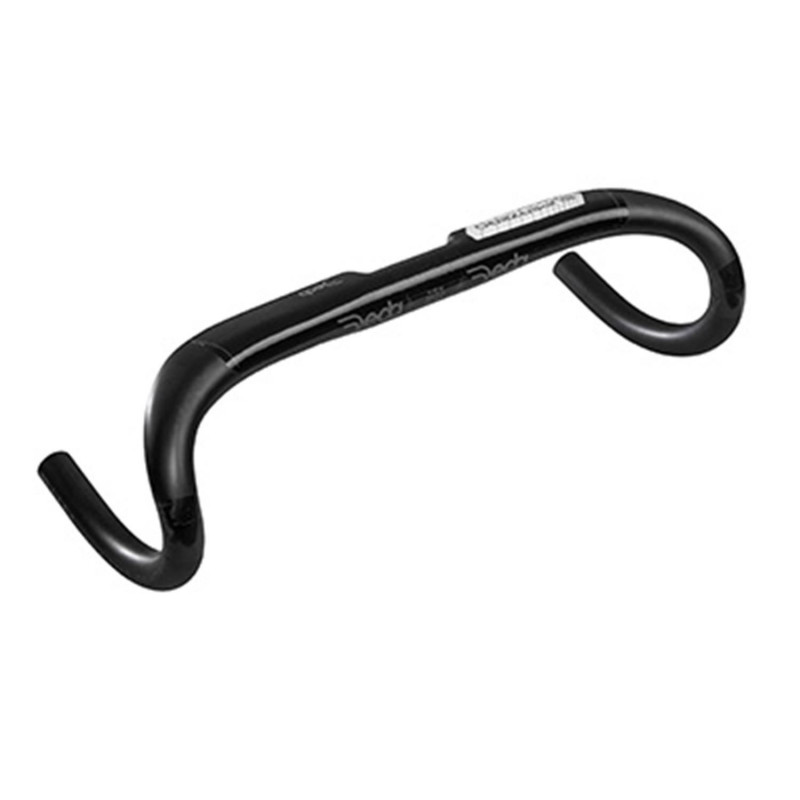 CINTRE ROUTE DEDA SUPERZERO ALU NOIR DECO BLANC 31,8 L 46 EXTERIEUR