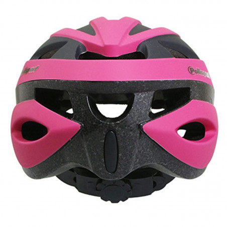 CASQUE VELO ROUTE-VTT POLISPORT SPORT RIDE ROSE TAILLE 54-58 AVEC VISIERE ET SYSTEM EASY DIAL (VENDU SUR CARTE)
